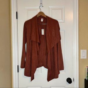 NWT VICI FLAWLESS Suede Inspired Cardigan.